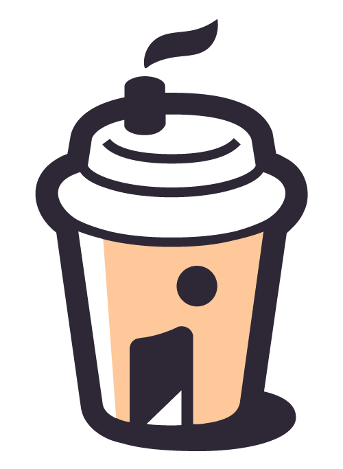 At logo