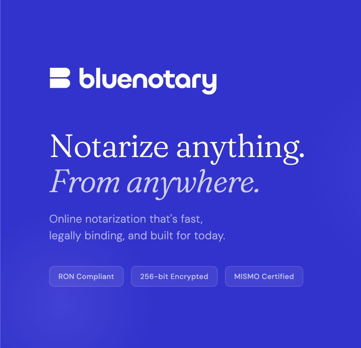 BlueNotary logo