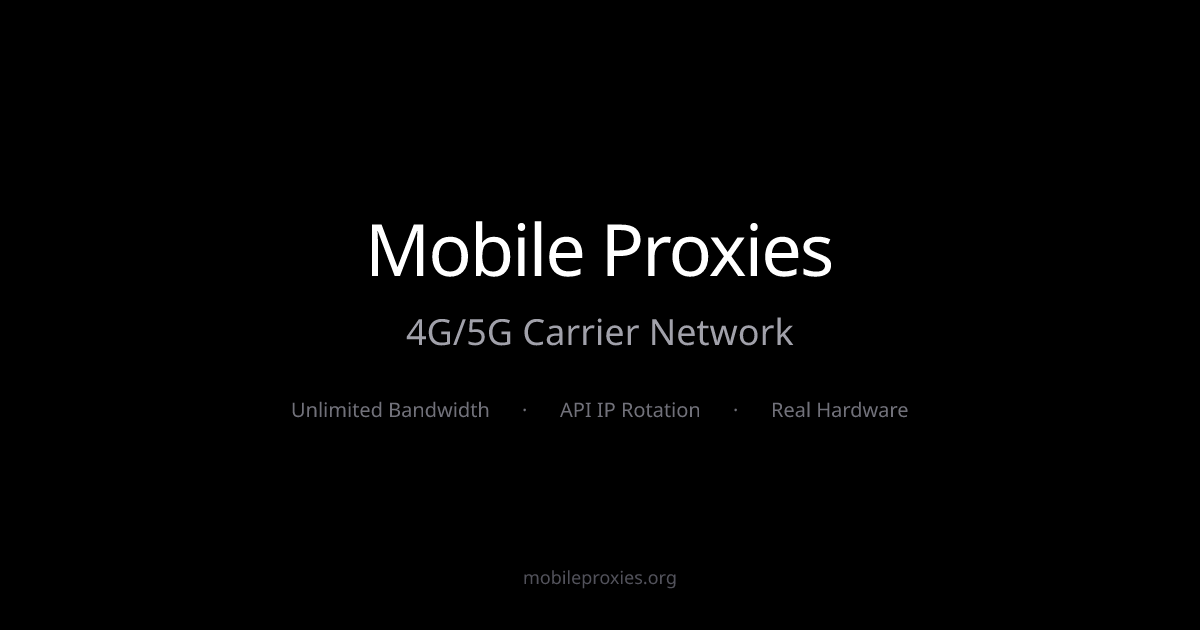 Mobile Proxies logo