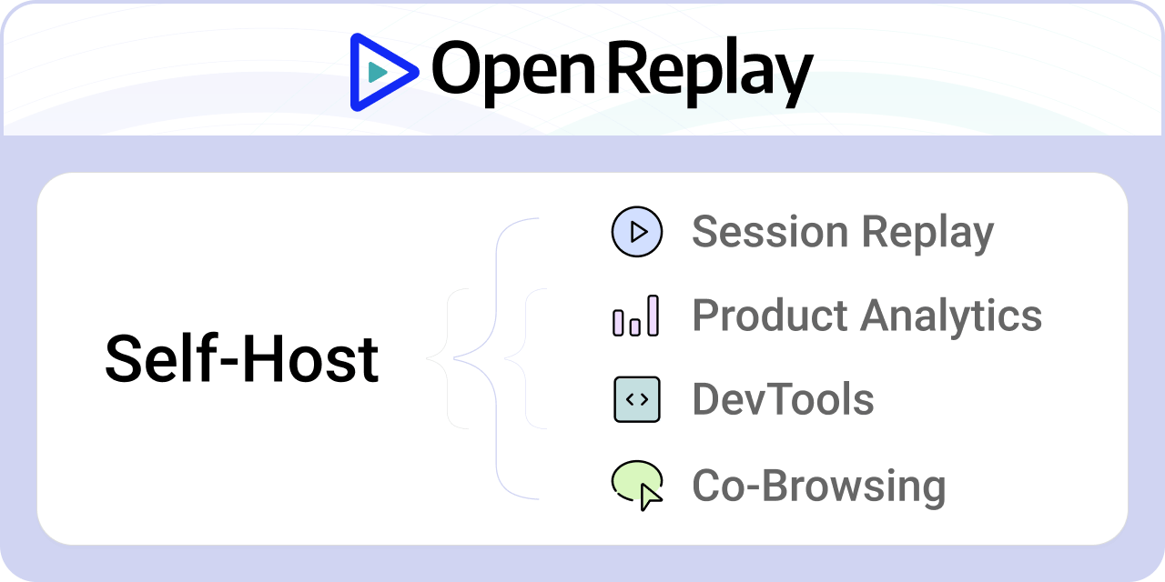 OpenReplay is logo