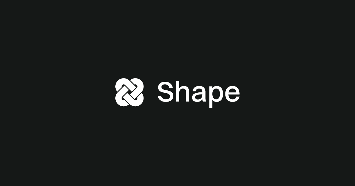 Shape logo