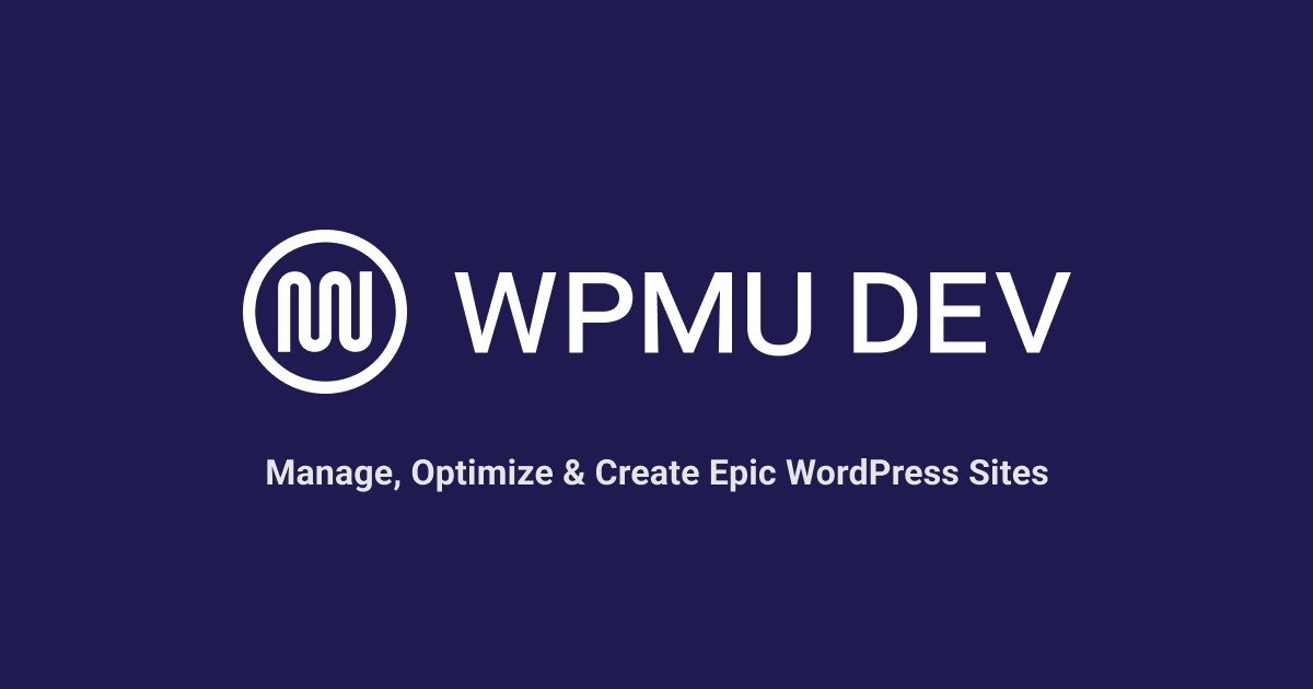 WPMU DEV - Your All-in-One WordPress Platform logo